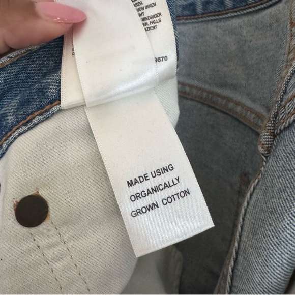 AGOLDE 90’s Distressed Blue Jeans Size 26 - Picture 11 of 11